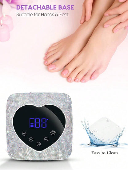 Cordless UV/LED Nail Lamp with Built-In Battery