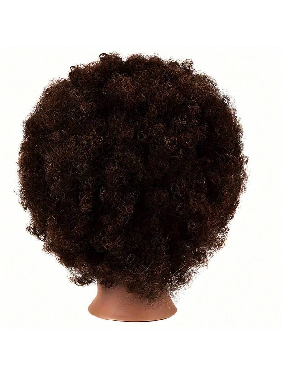 Curly Hair Cosmetology Training Mannequin Head with Clamp Stand