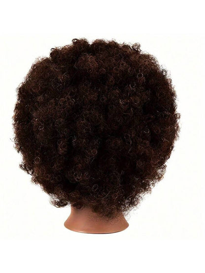 Curly Hair Cosmetology Training Mannequin Head with Clamp Stand