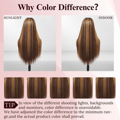 5x5 HD Lace Frontal Straight Wig, 200% Density — 8 to 34 Inch Options
