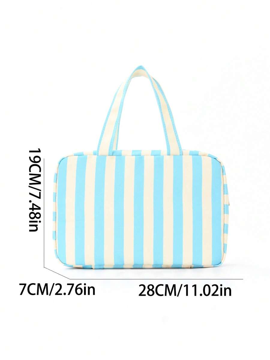 Four-Fold Hanging Toiletry and Makeup Organizer with Hook