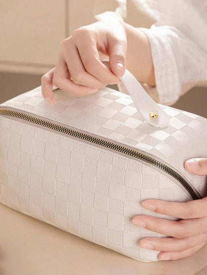 Waterproof PU Leather Makeup Bag and Brush Organizer