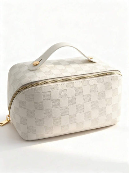 Waterproof PU Leather Makeup Bag and Brush Organizer