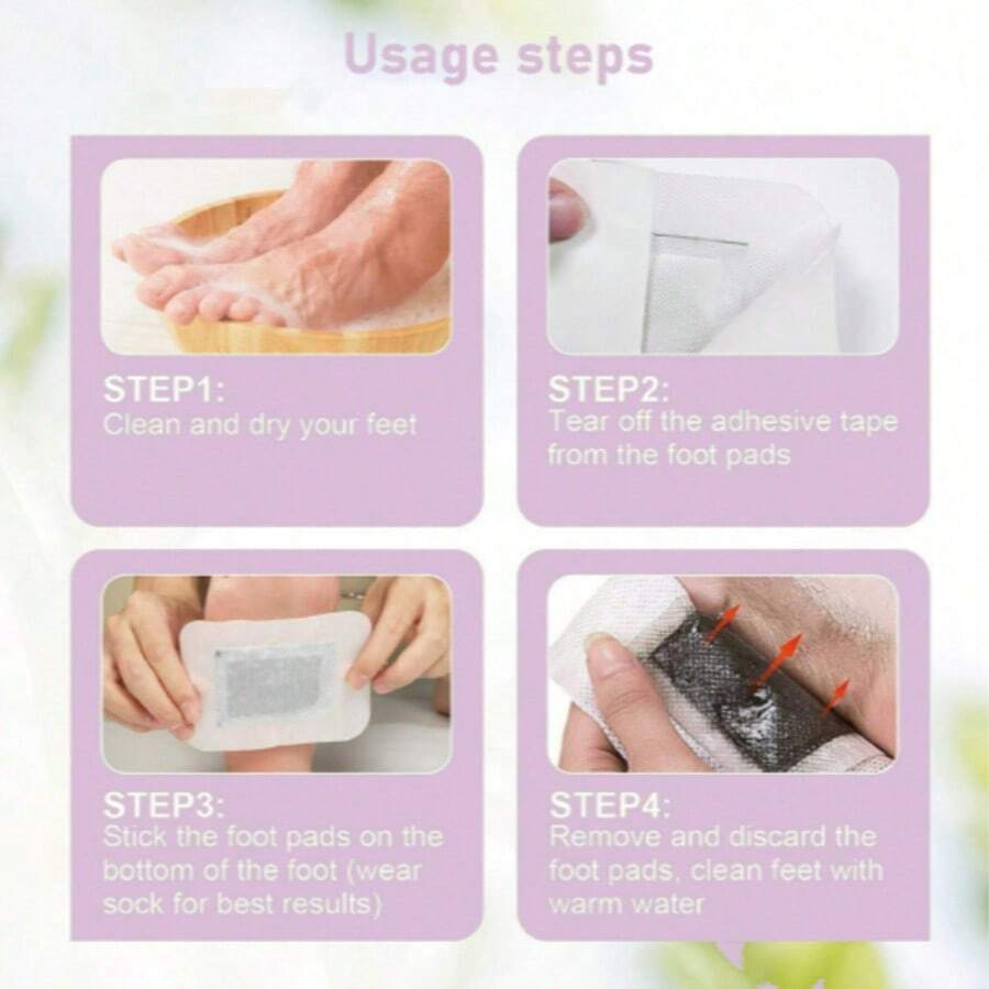 Lavender Foot Patches for Everyday Personal-Care Use — Multiple Pack Sizes