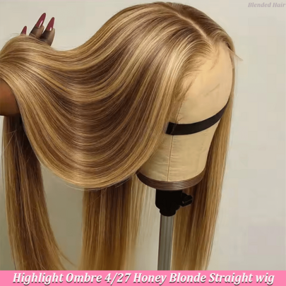 5x5 HD Lace Frontal Straight Wig, 200% Density — 8 to 34 Inch Options