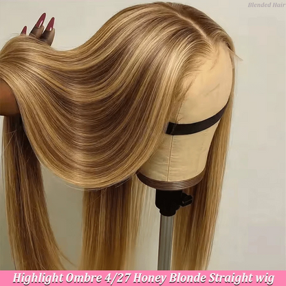 5x5 HD Lace Frontal Straight Wig, 200% Density — 8 to 34 Inch Options