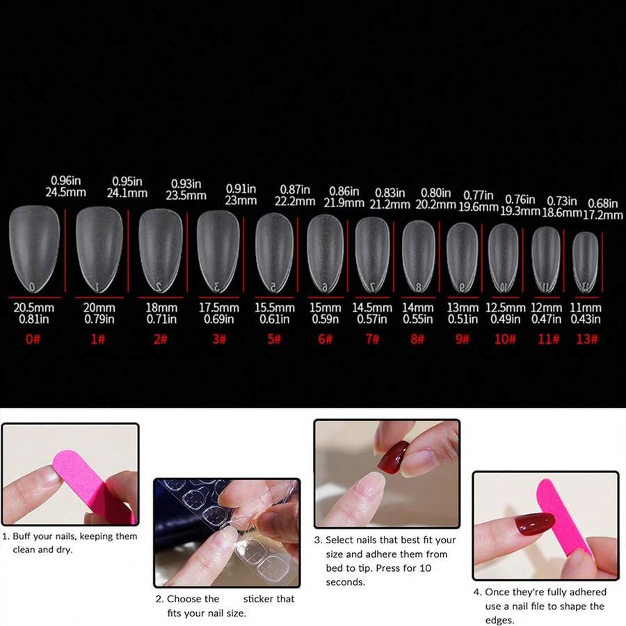 24-Piece Short Almond Halloween Press-On Nail Set with Pumpkin and Spider Design