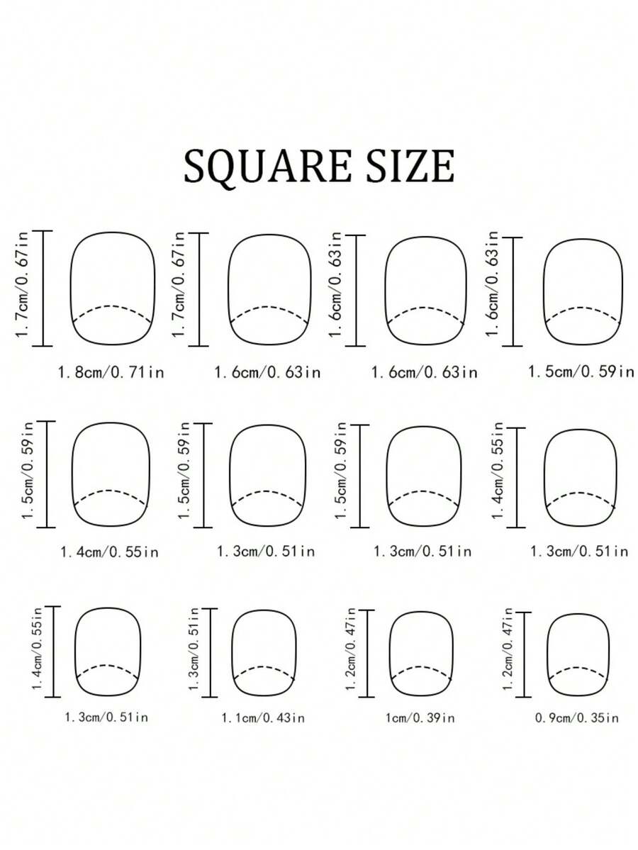 24-Piece Short Square Halloween Press-On Nail Set with Mummy and Ghost Design